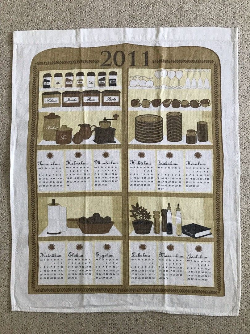 Kalenteripyyhe vuosi 2011