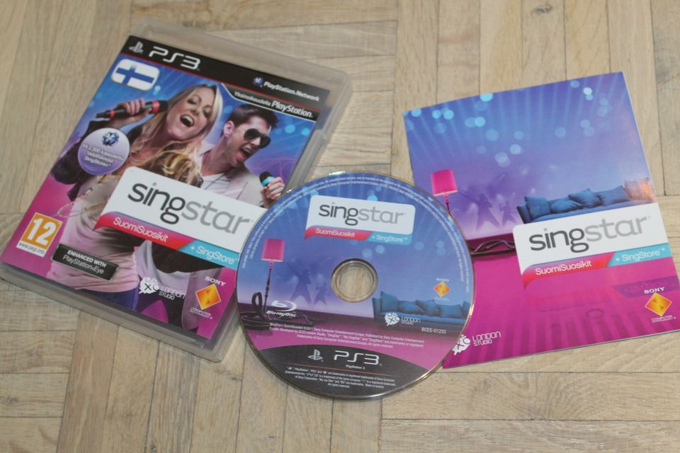 Suomisuosikit peli Playstation 3 PS3 Singstar Suomi Suosikit + ohjekirja