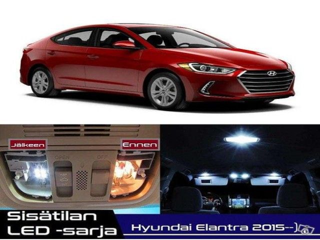 Hyundai Elantra (AD) Sisätilan LED -sarja ;x10