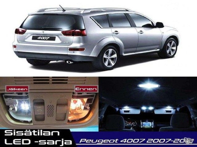 Peugeot 4007 Sisätilan LED -sarja ;6 -osainen