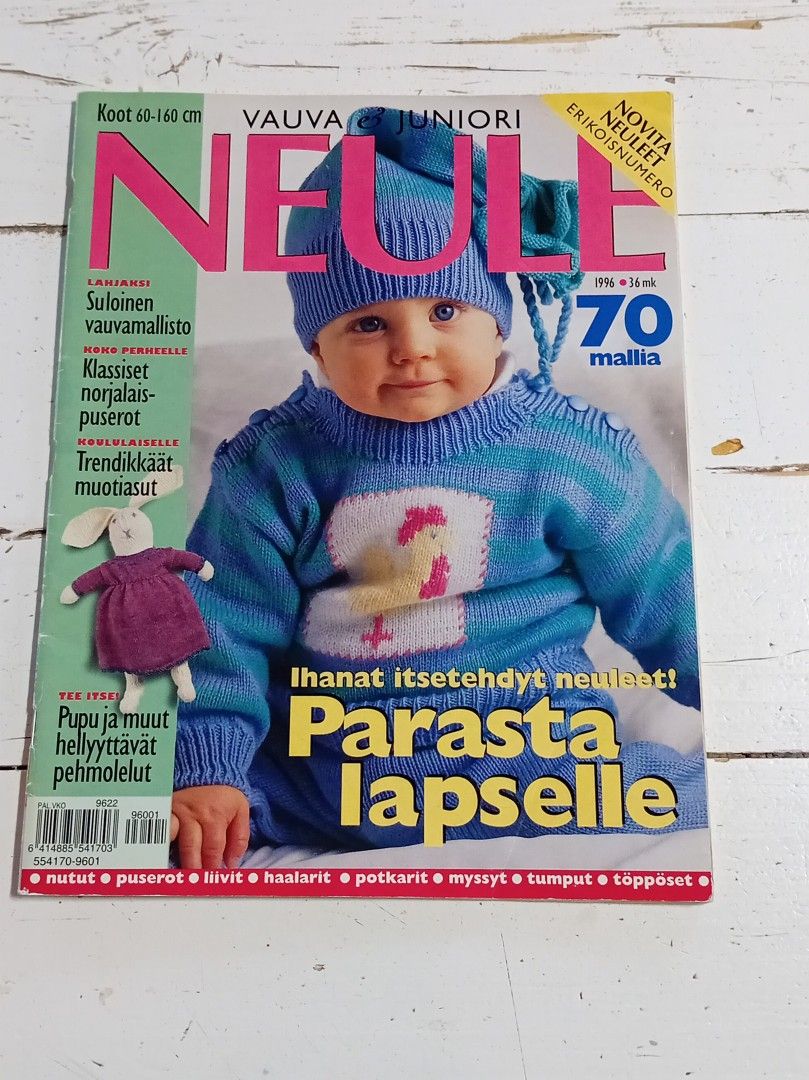 Novita lasten neulelehti 1996