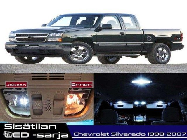 Chevrolet Silverado (MK1) Sisätilan LED -sarja;x12