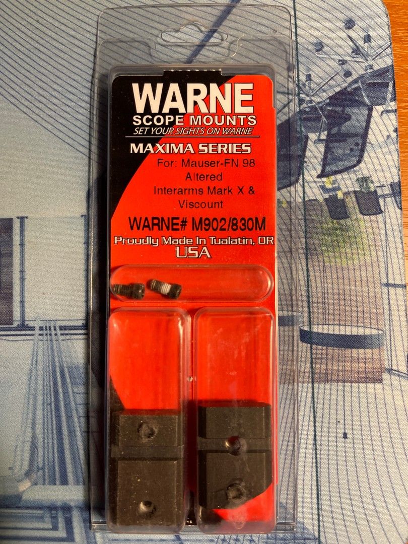 Warne M902/830M weaver kiinnikkeet