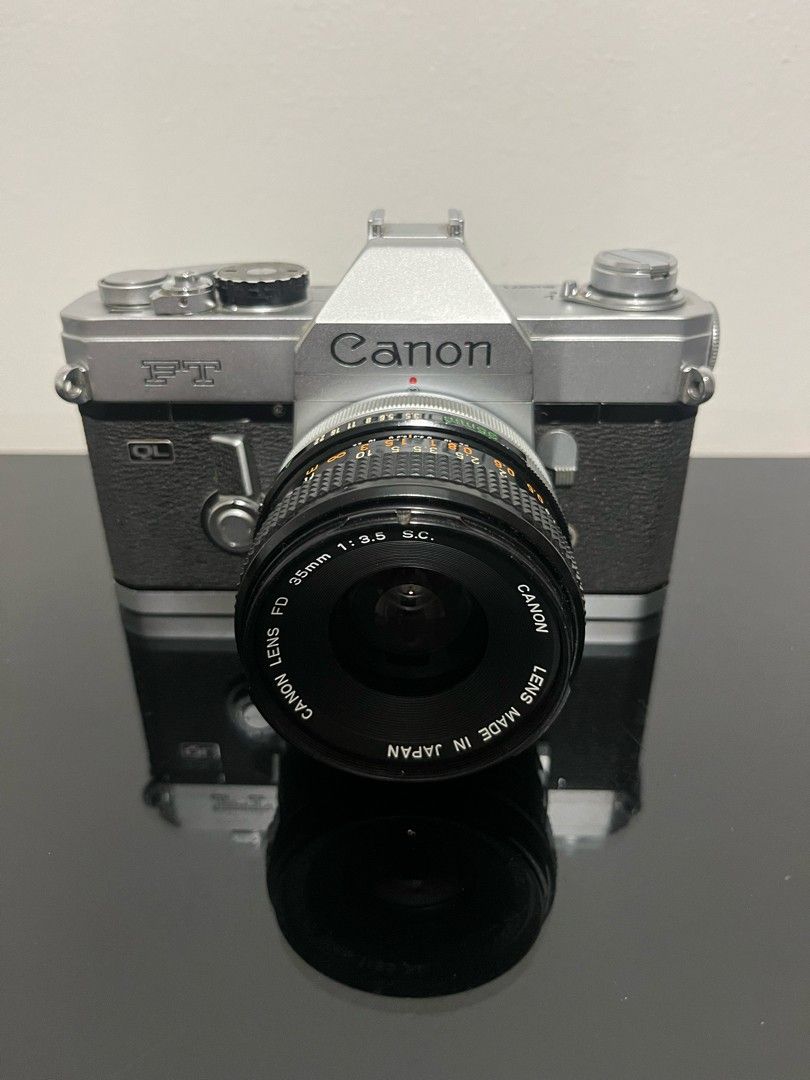 Canon FT QL + FD 35mm 1:3.5 S.C