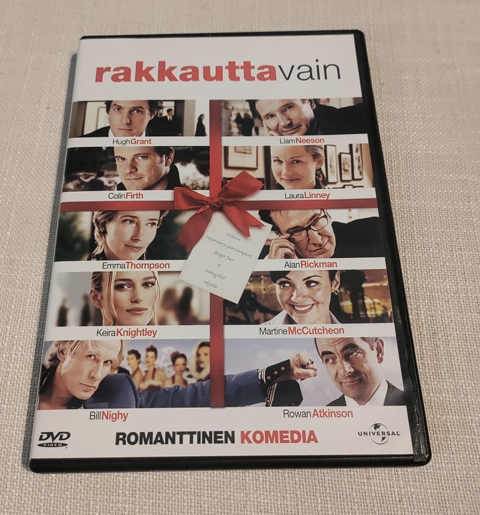 Rakkautta vain -DVD