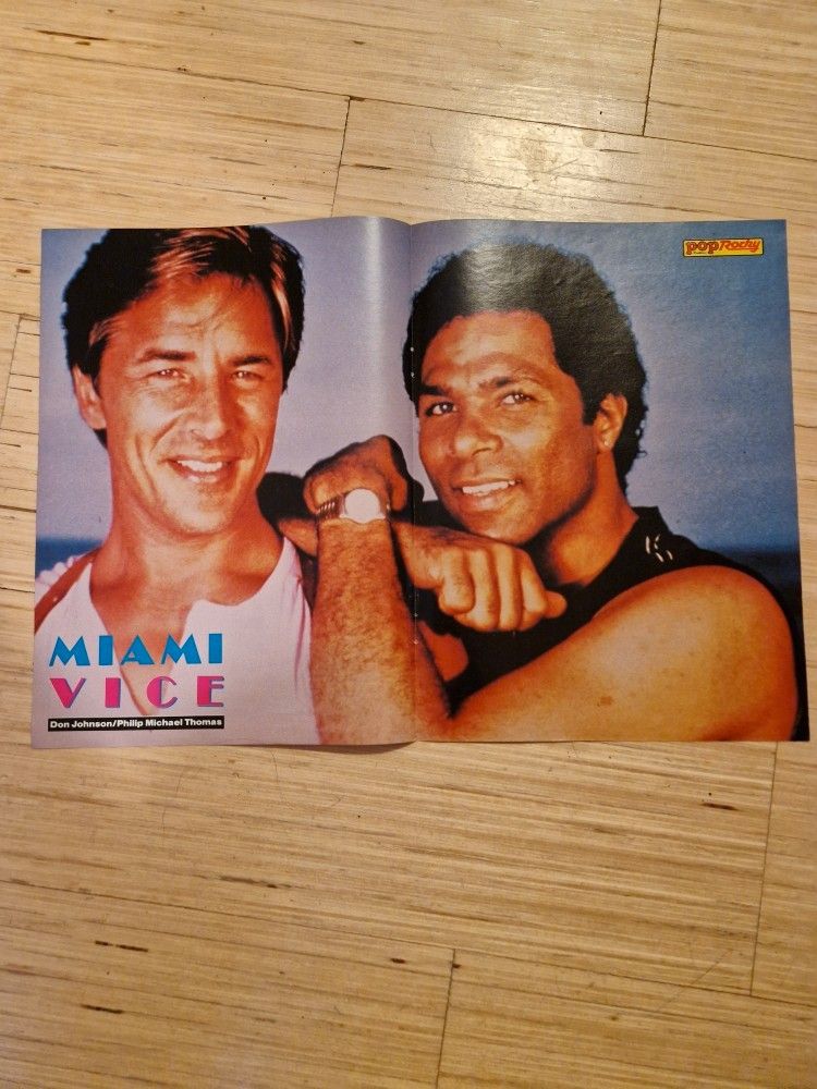 Miami Vice / Nena -juliste 1980-luvulta