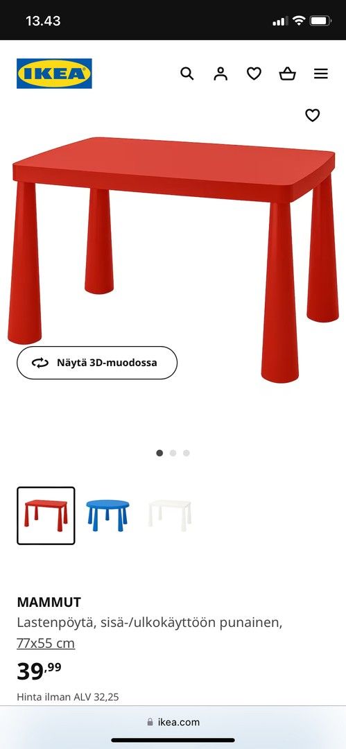 Ikean mammut pöytä