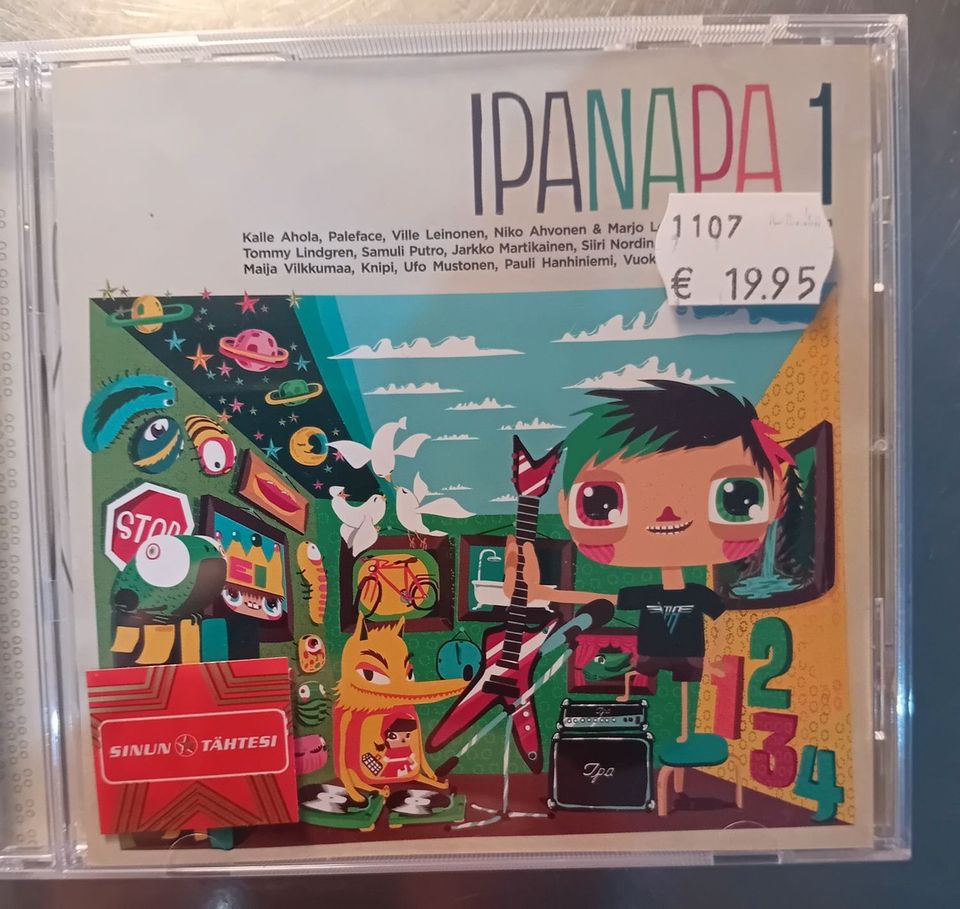 Ipanapa 1 lasten musiikki -cd
