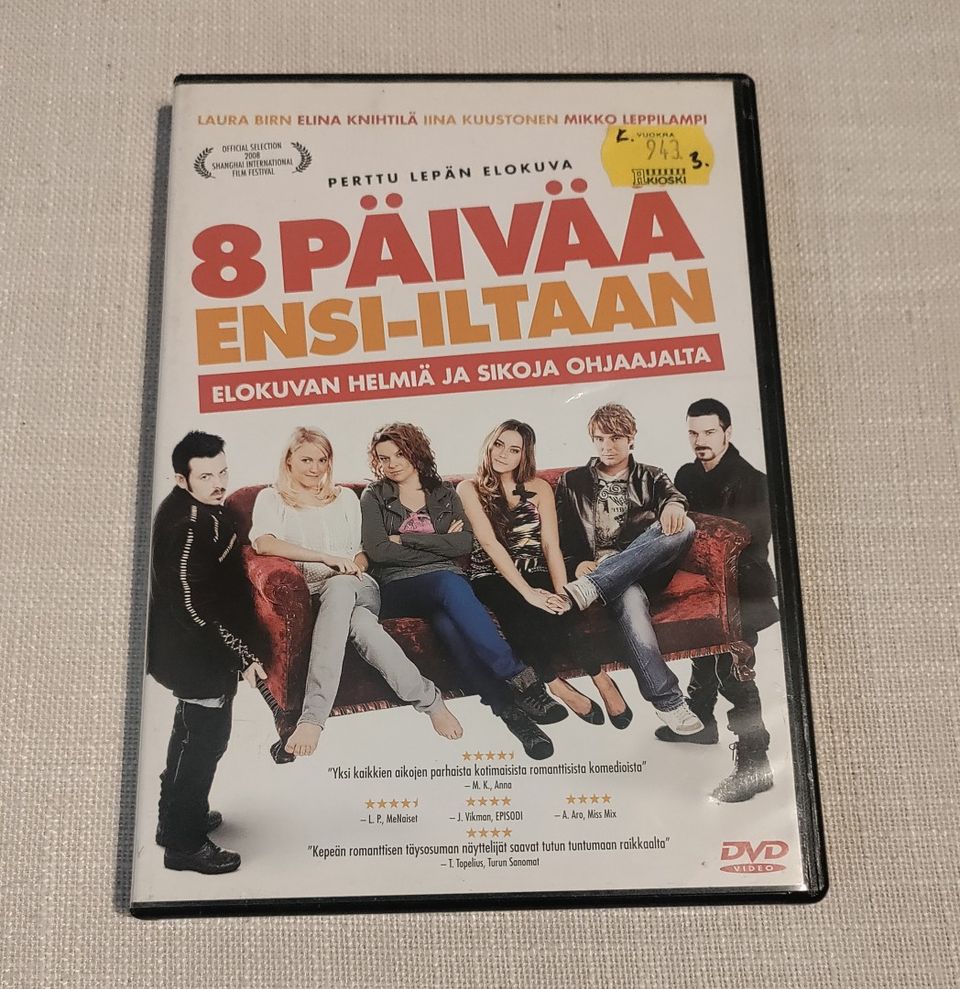 8 päivää ensi-iltaan -DVD