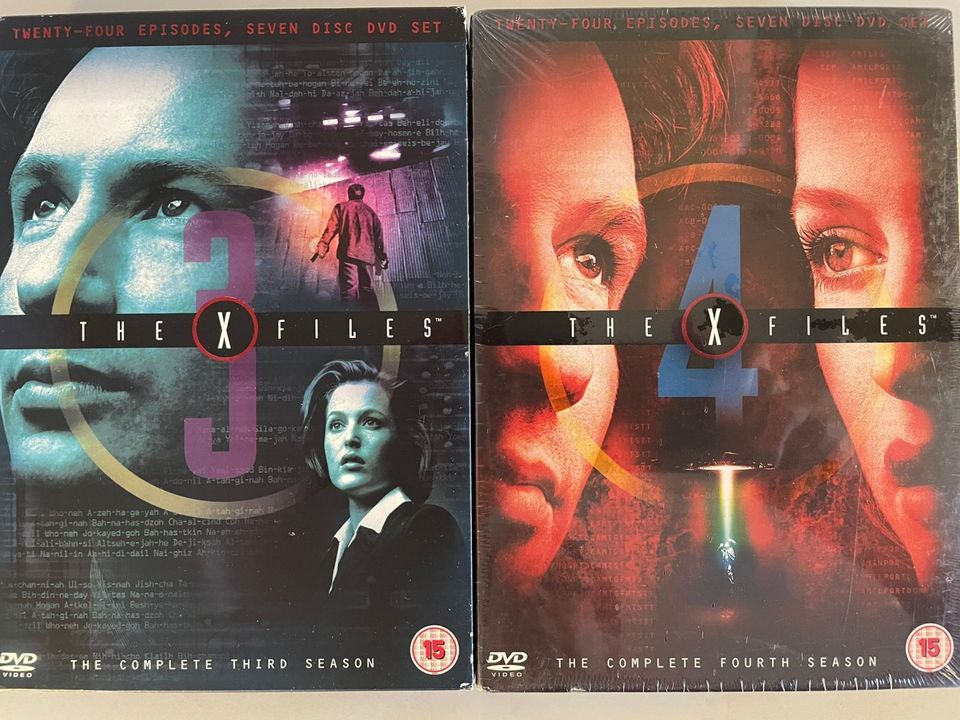 The X-Files Boxit Kaudet 3 ja 4