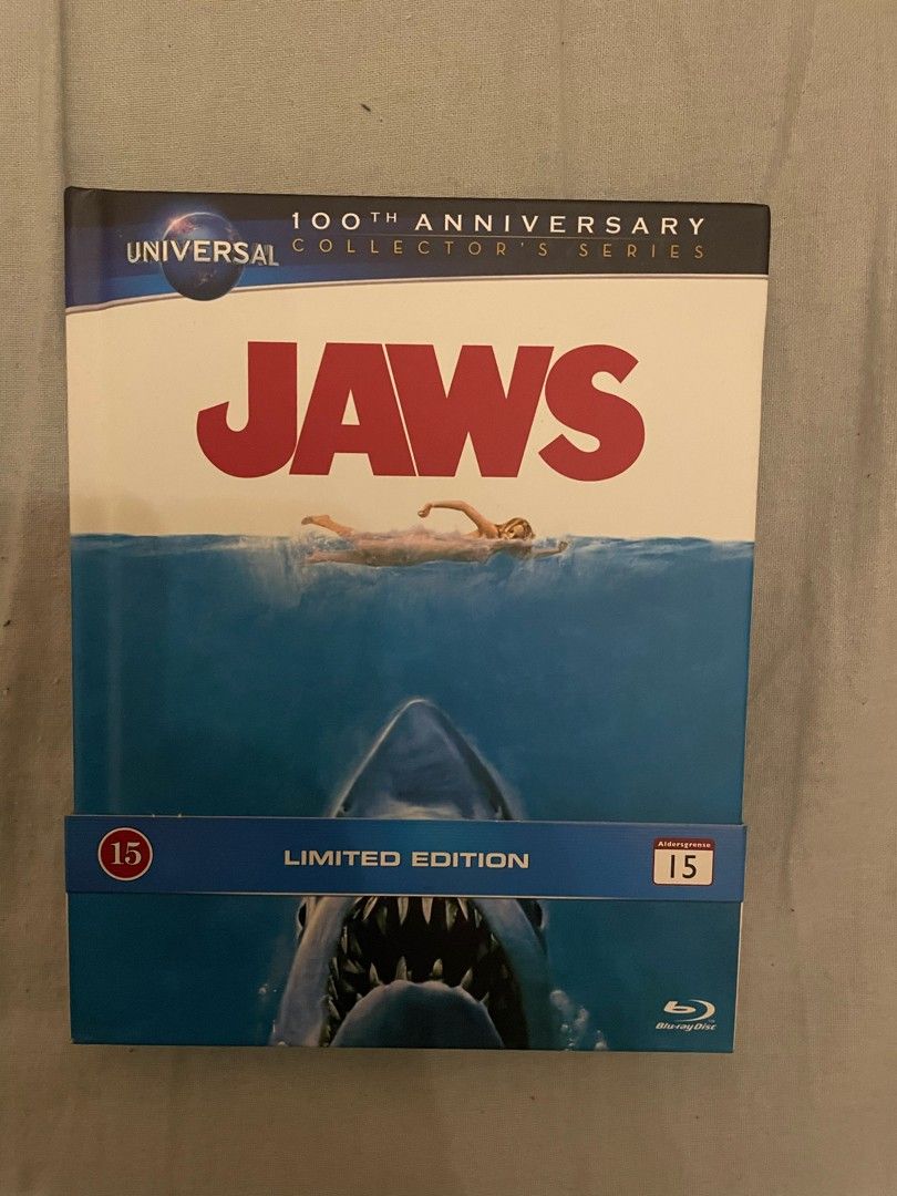 Jaws 100th juhlajulkaisu Blu-Ray