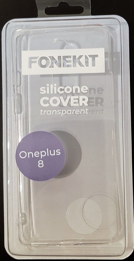 UUSI OnePlus 8 läpinäkyvä ohut TPU-suojakuori