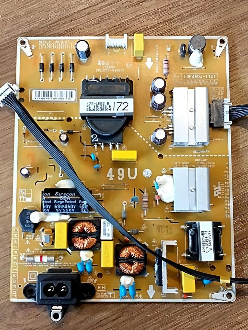 LGP49DJ-17U1 original virtalähde power supply