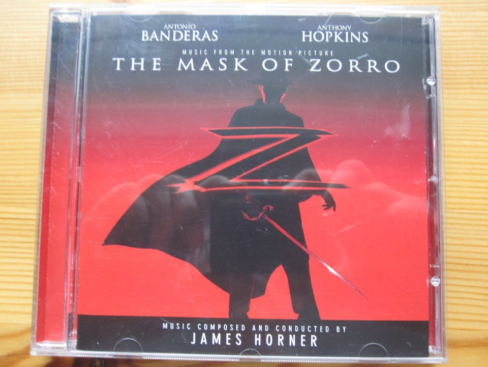 The Mask of Zorro alkuperäinen soundtrack cd