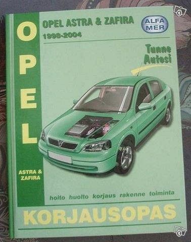 Opel Astra Zafira 1998-2004 korjausopas