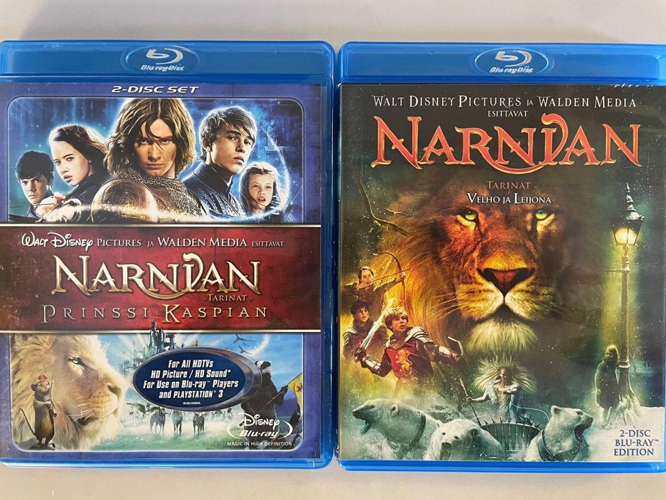 Narnian Tarinat Blu-ray 2 kpl