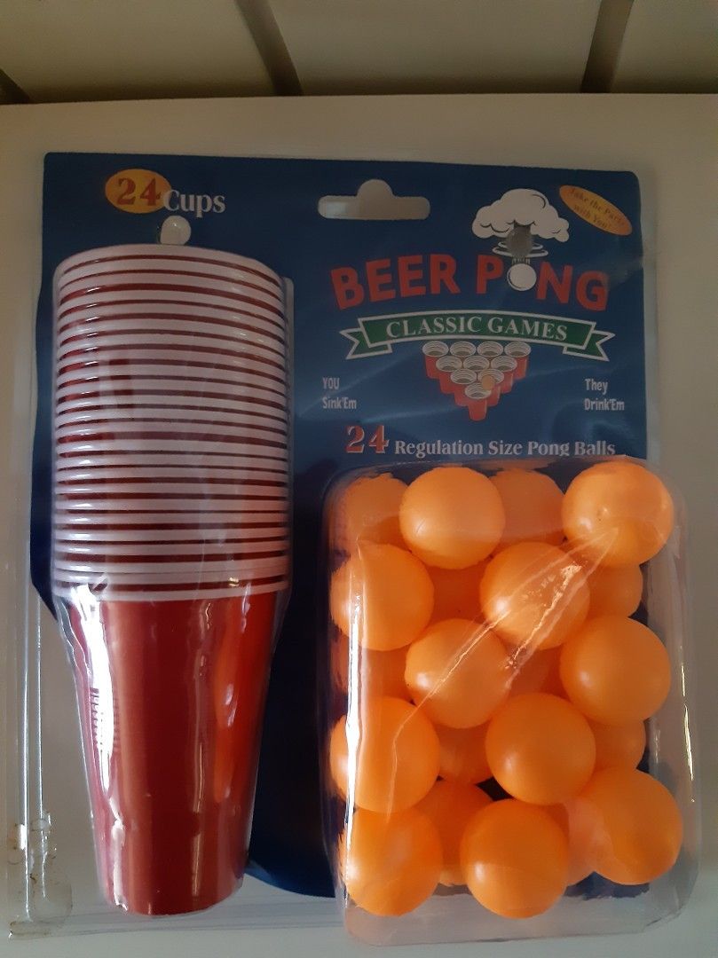Juomapeli/seurapeli beer pong