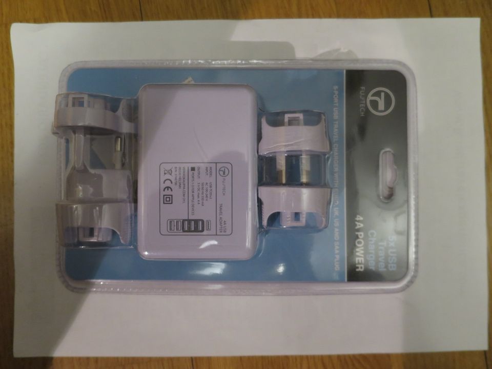 Travel Charger 4A Power, 5x USB