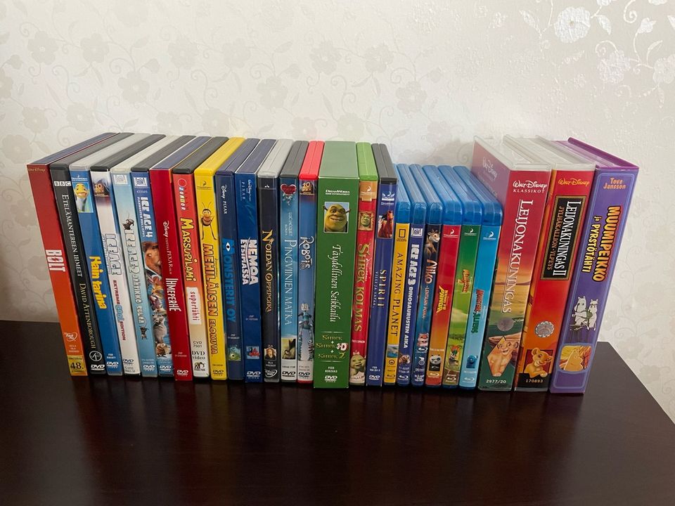 Lasten ja nuorten elokuvia (DVD, Blu-ray, VHS)