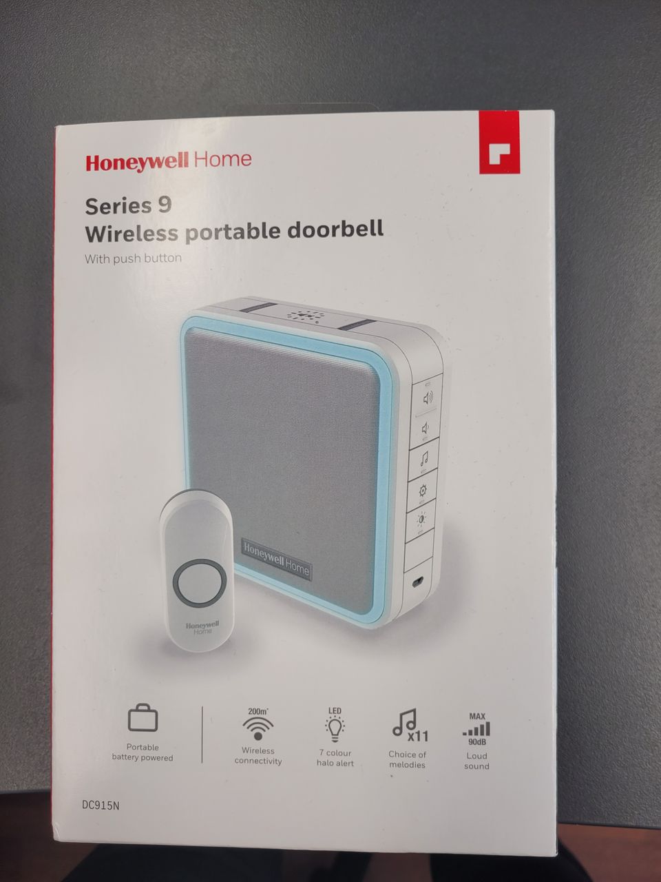 Honeywell Home series 9 Wireless portable doorbell