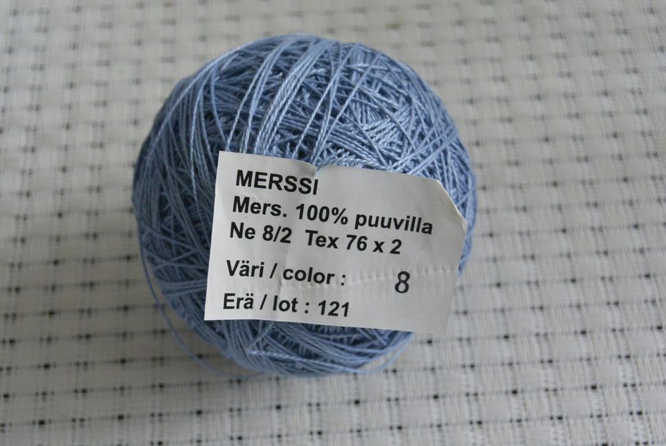 Merssi, puuvillalanka, 76x2, 75 g