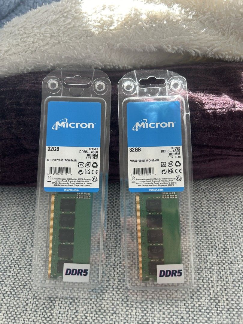 Micron 32GB DDR5-4800 RDIMM ( 2 KPL )