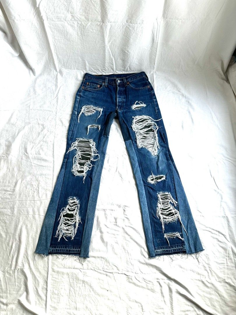 Flared levis 501