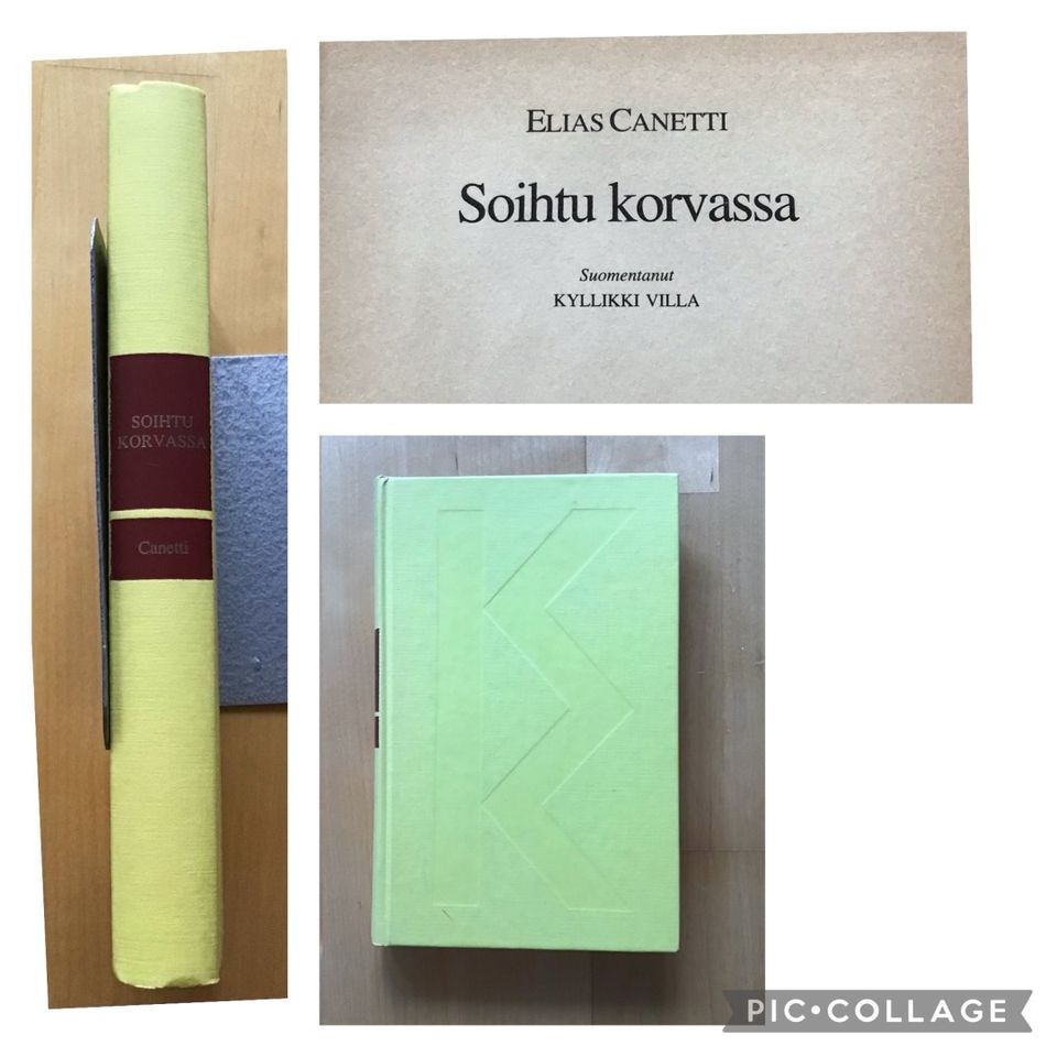 Elias Canetti : Soihtu korvassa ( 1985 )