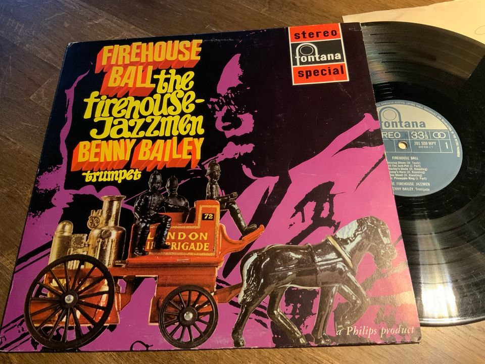 Benny Bailey  Firehouse Ball. Jazz LP