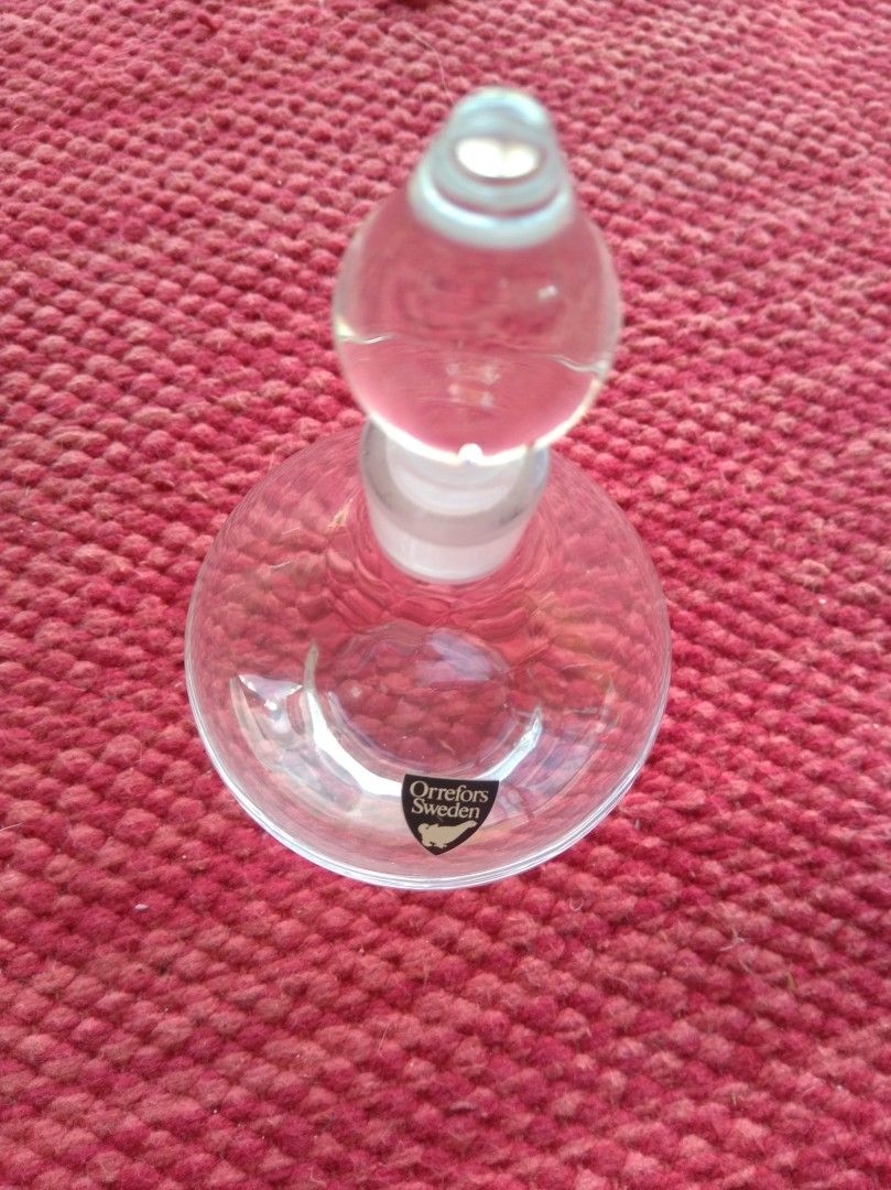 Vintage Orrefors Crystal perfume bottle