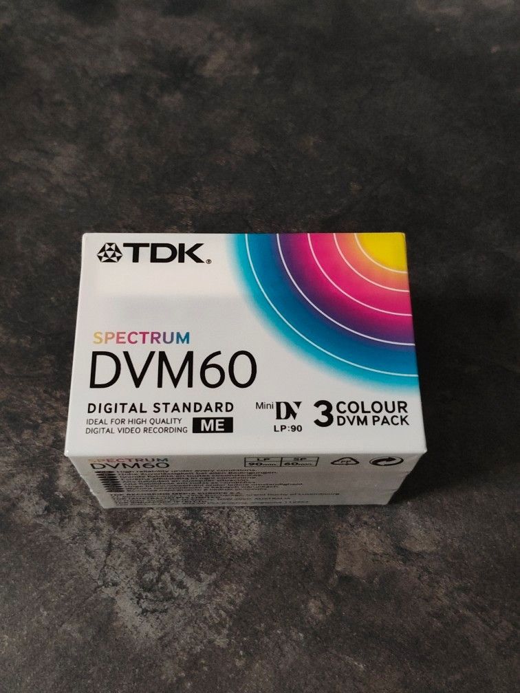 TDK Spectrum DVM60 3-pack (avaamaton paketti)