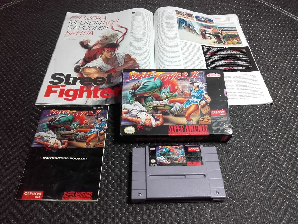 Street Fighter II + Pelaaja lehden Street Fighter numero