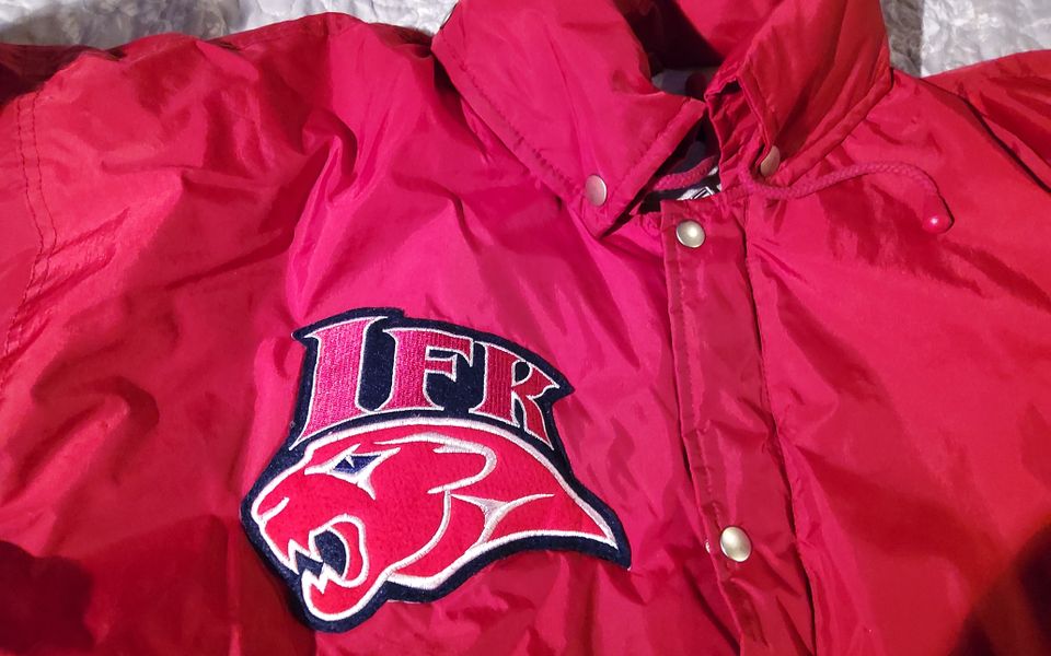 Retro HIFK takki, 90-luvun petologo , ISO KOKO