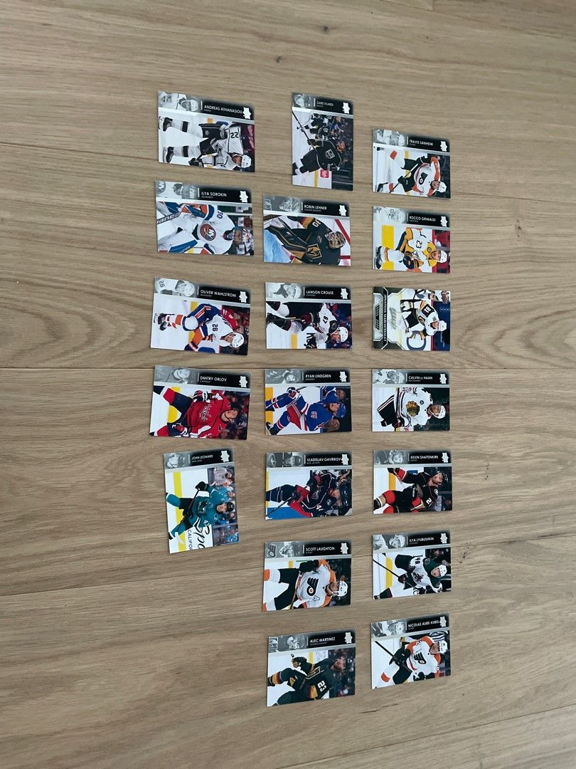 NHL kortteja 19 kpl