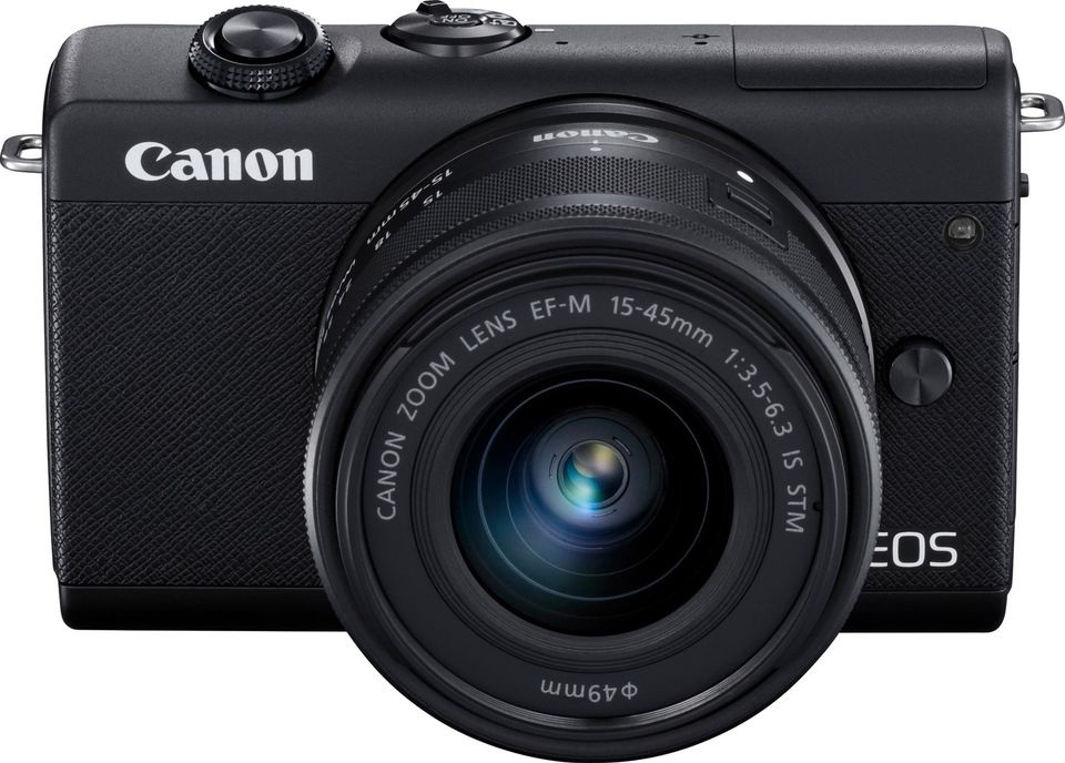 Canon EOS M200 BK M15 järjestelmäkamera + 15 - 45 mm objektiivi