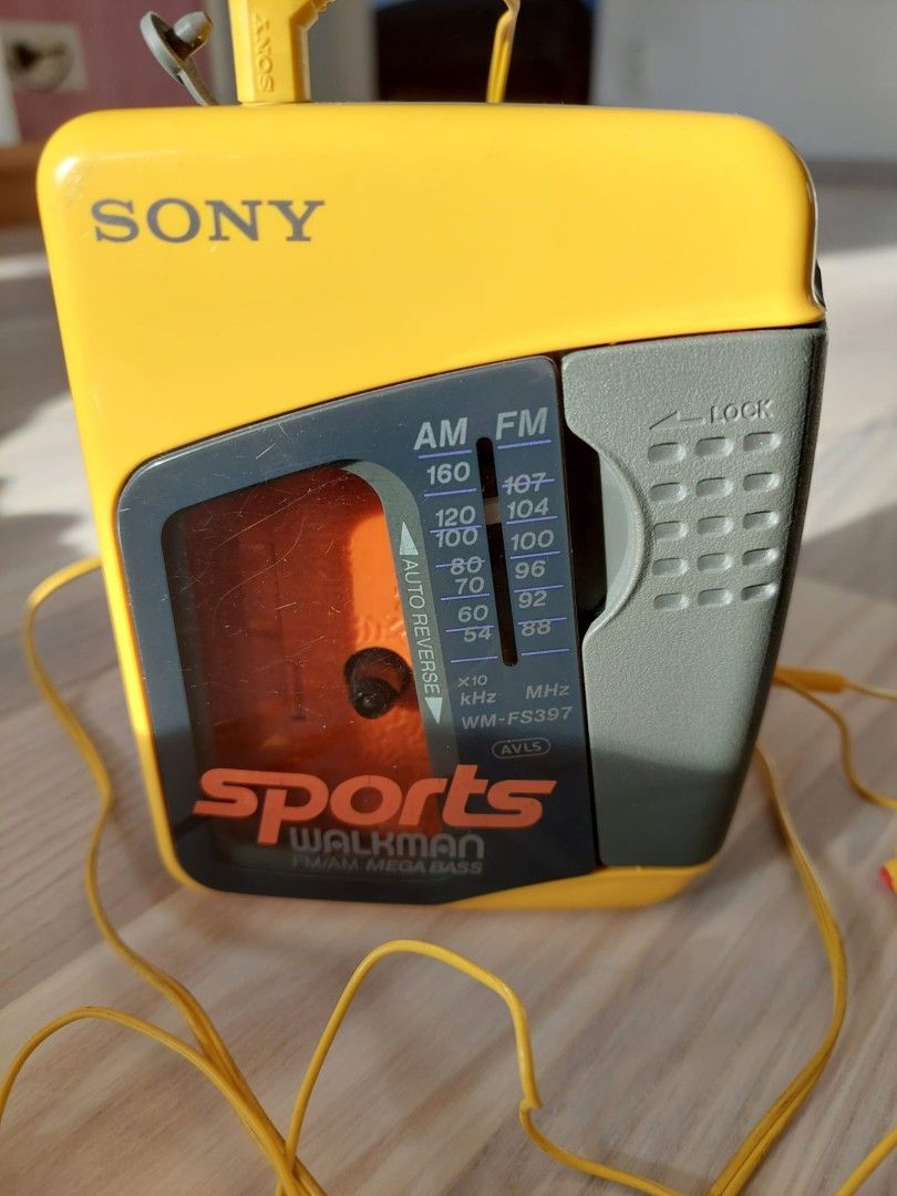 Sony Walkman Sports korvalappustereot