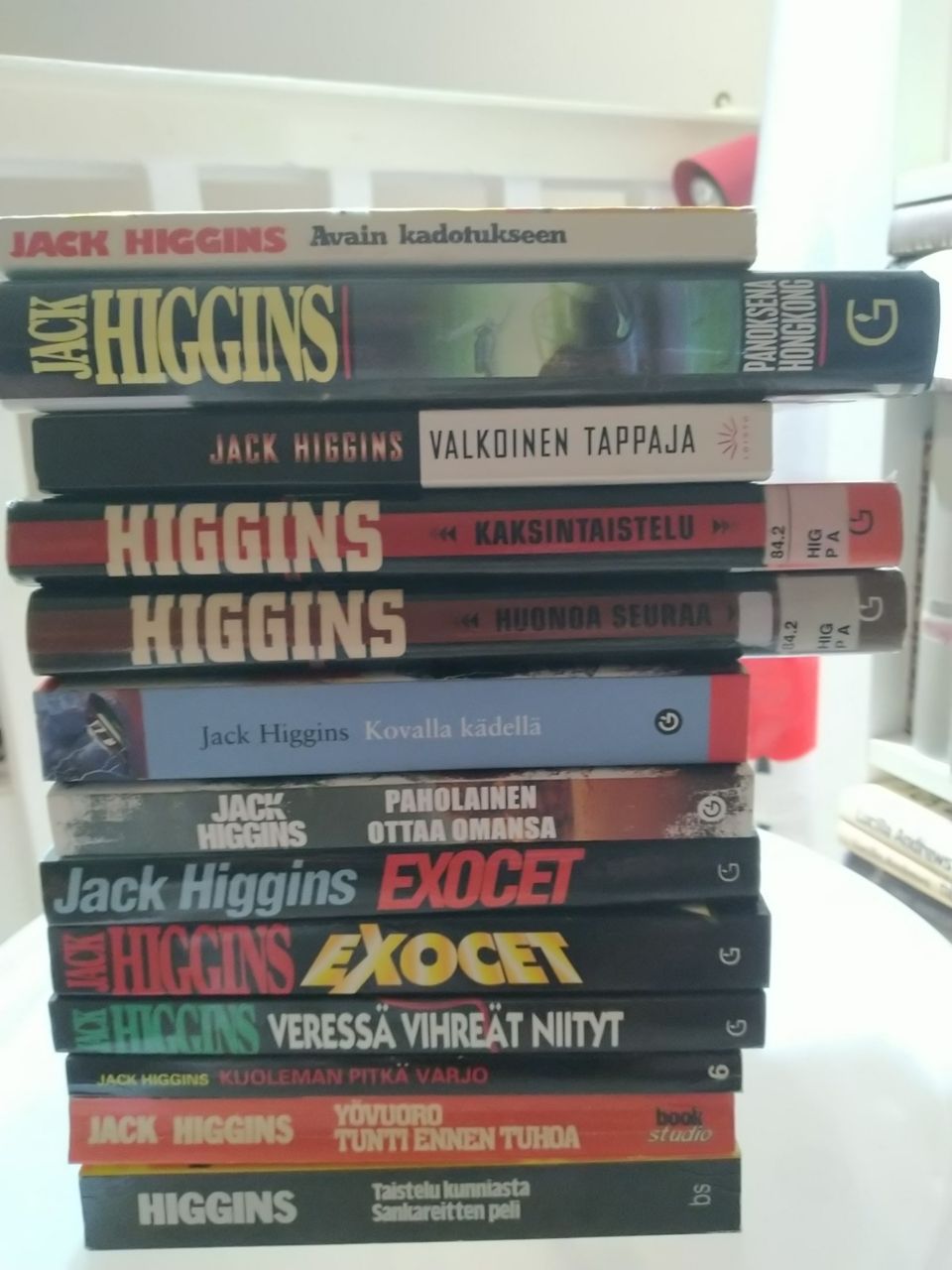Jack Higgins - Kirjat