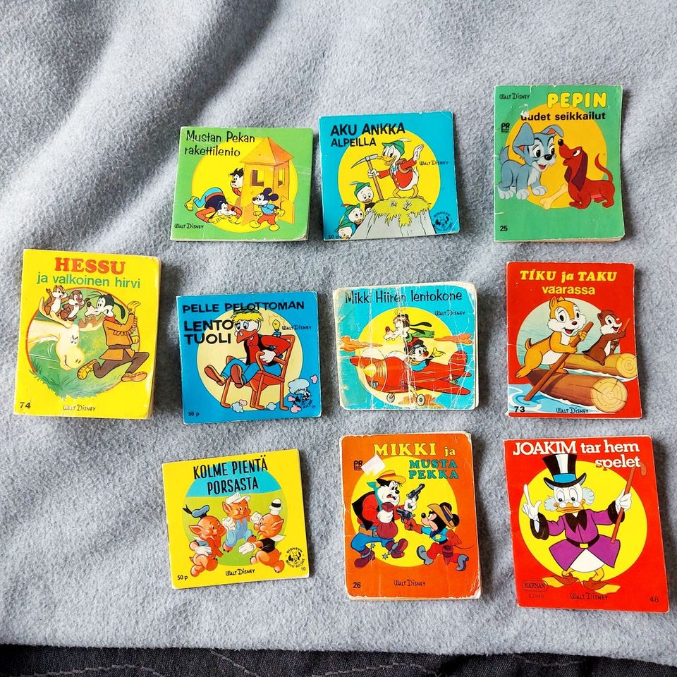Disneyn pieniä kirjasia 60- ja 70 -luvulta