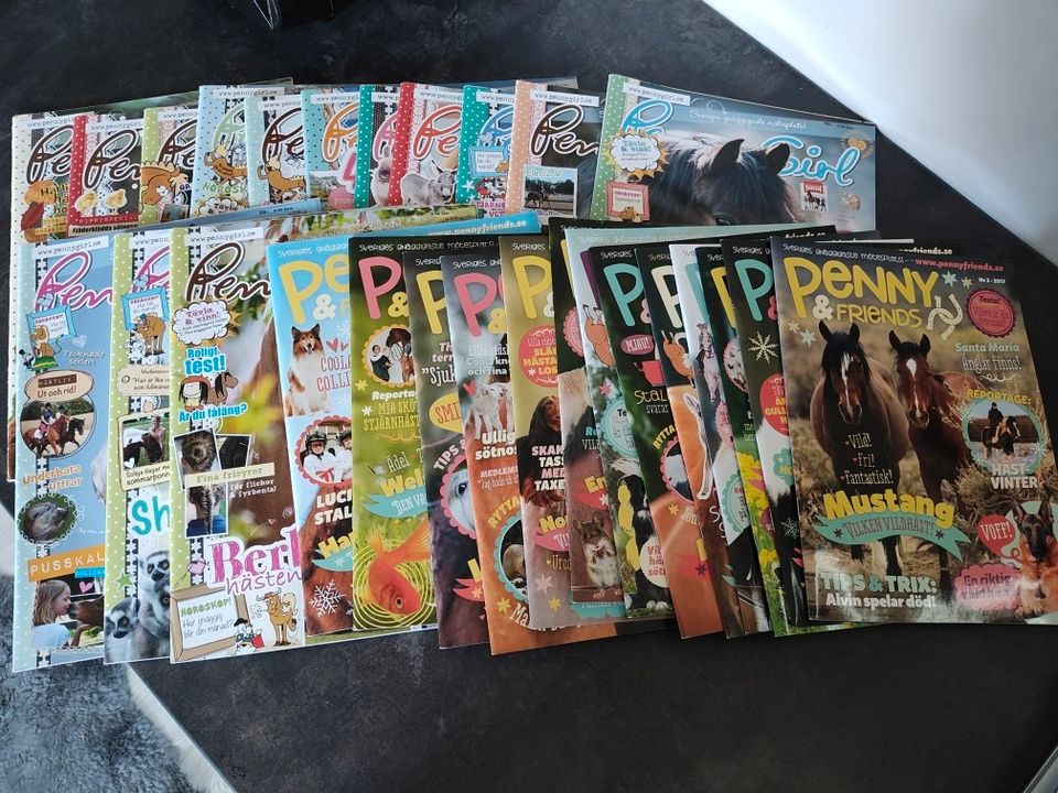 Penny Girl/Penny & Friends lehtiä (ruotsinkielisiä