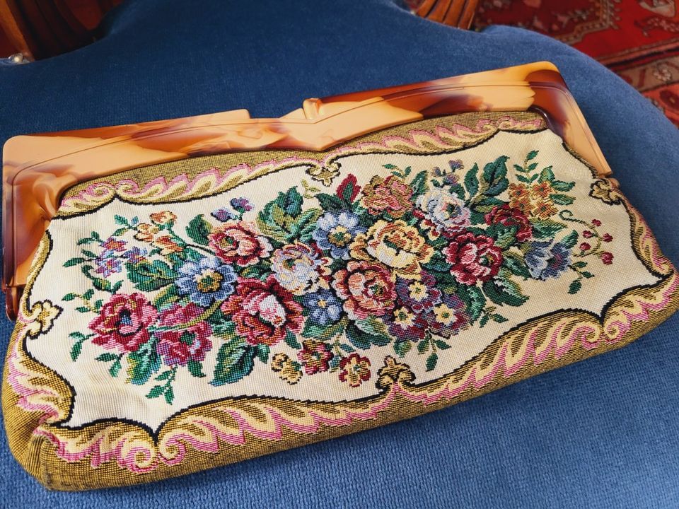 Vintage ruusulaukku