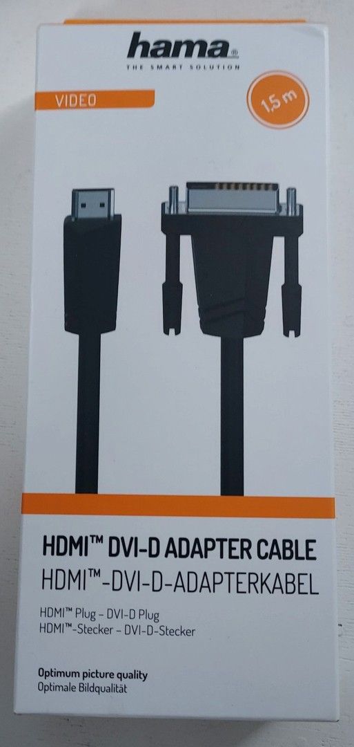 HDMI DVI-D adapter cable 1.5m