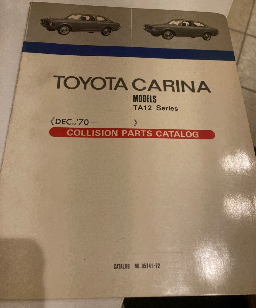 Toyota Carina TA12 kolariosakirja