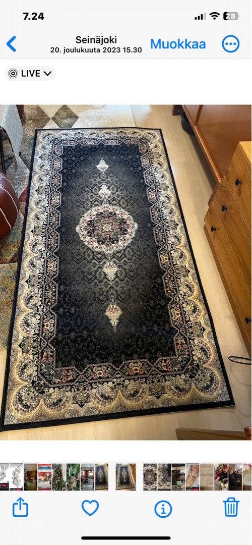 Kaunis Persialainen matto