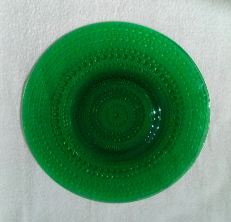 Kastehelmi, vihreä, lautanen / tarjoiluvati, 31,5 cm