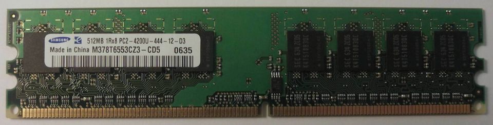 Samsung DDR2 512Mb 533Mhz