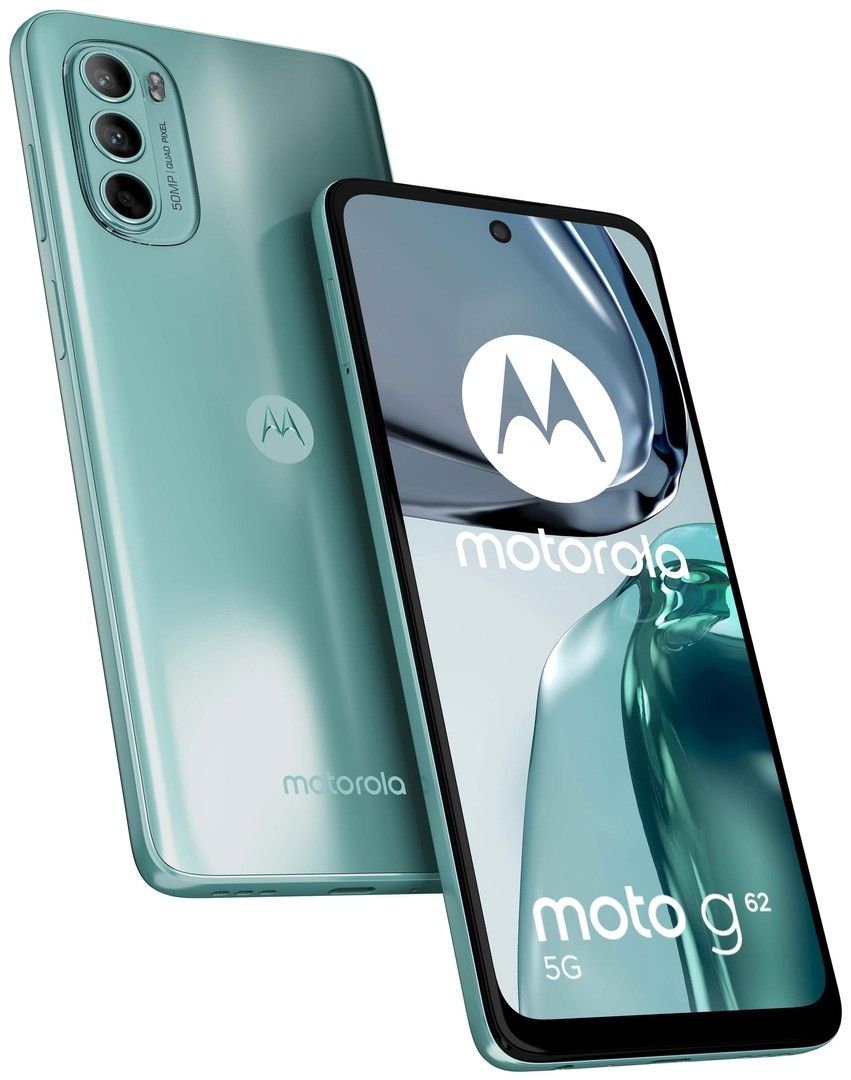 Motorola Moto G62 5G älypuhelin 4/64 GB (huurteinen sininen)
