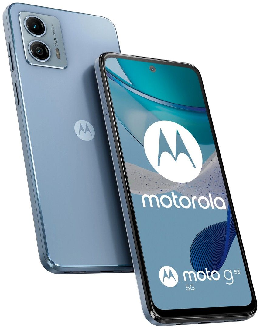Motorola Moto G53 5G älypuhelin 4/128GB (hopea)