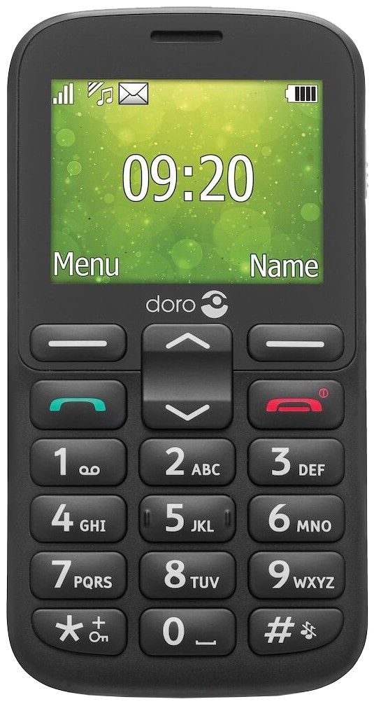 Doro 1385 matkapuhelin (musta) - Vain 2G