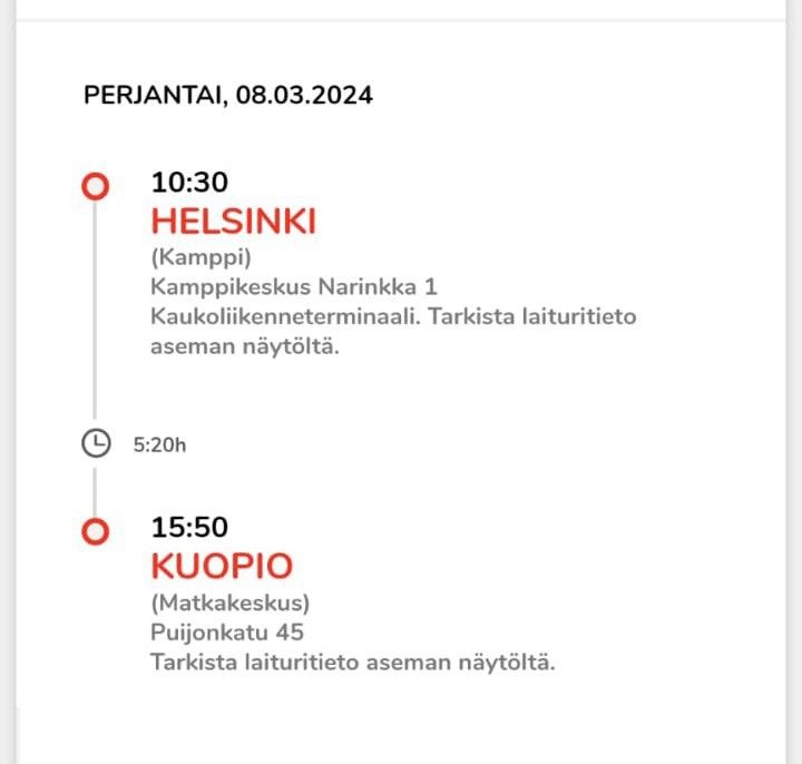 Onnibus helsinki-kuopio