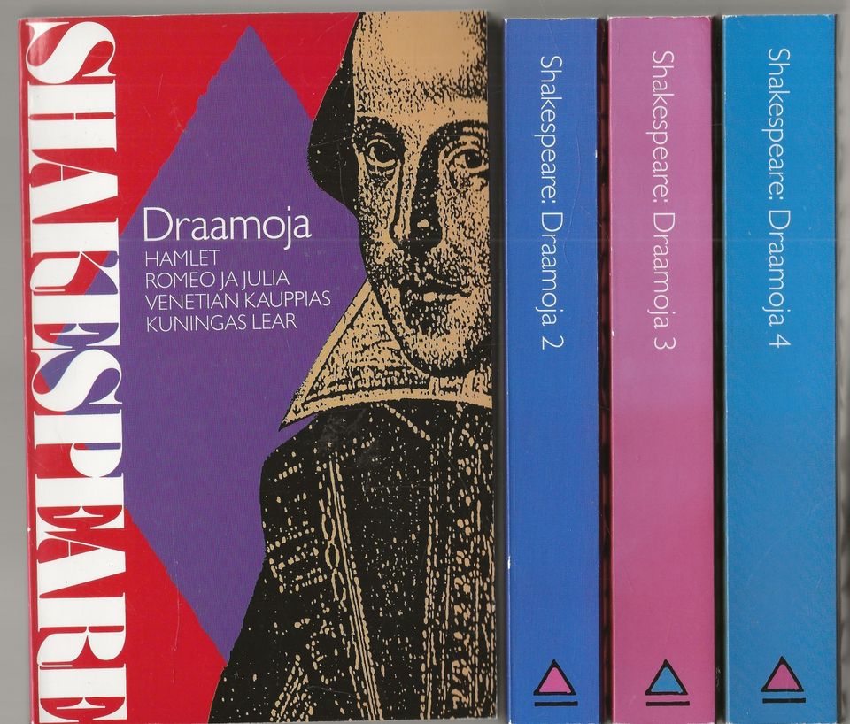 William Shakespeare: Draamoja 1-4. WSOY 1992.